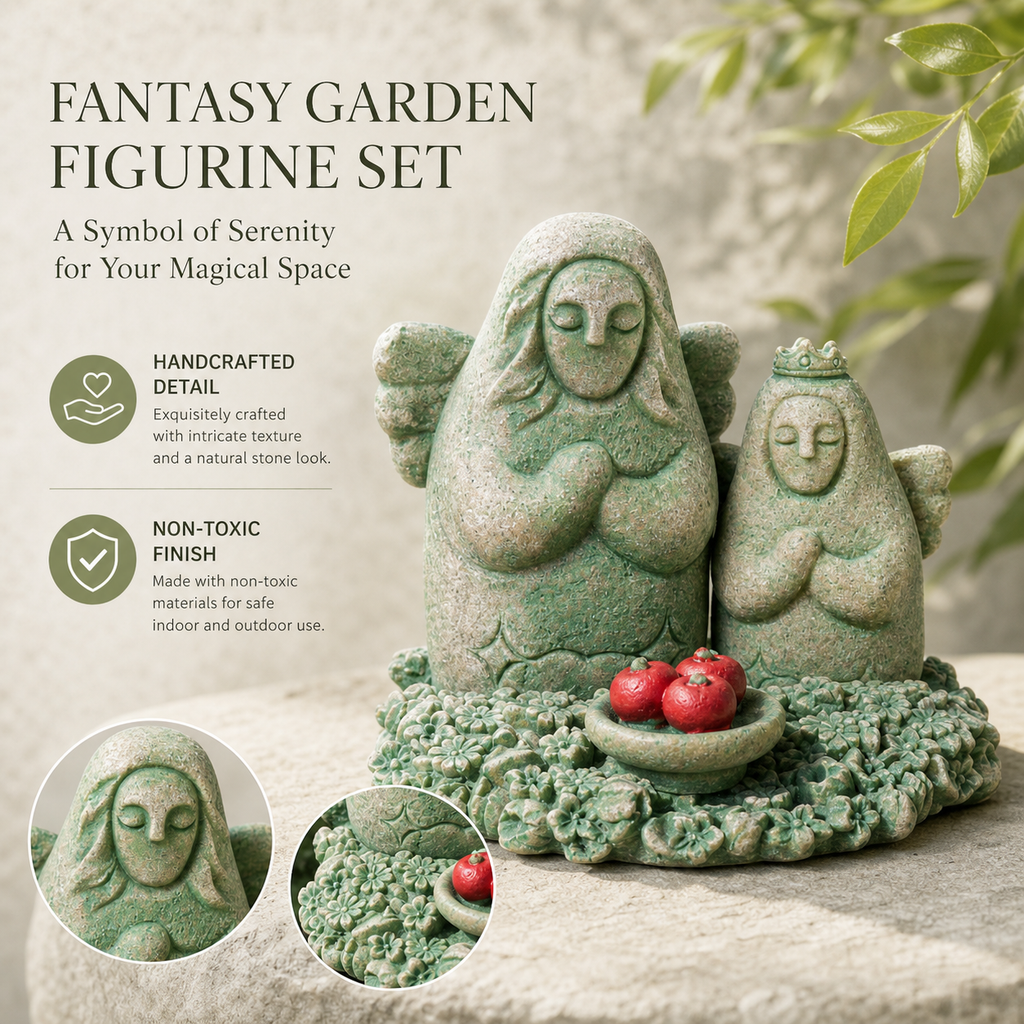 The Legend of Zelda Hylia Goddess Stone Statue – Tears of the Kingdom Game Collectible, Handcrafted Sandstone Figurine, Aquarium Decor, Desktop Miniature Display, Multiple Sizes Available